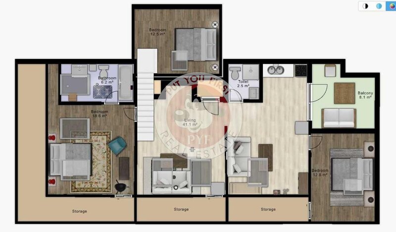 Dna Ghica | Duplex 3 camere | 124mp | B11522
